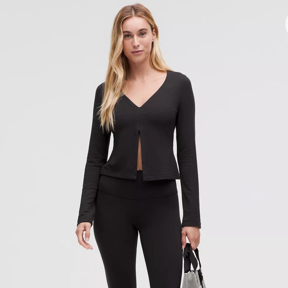 Lululemon Open Front Long Sleeve Top